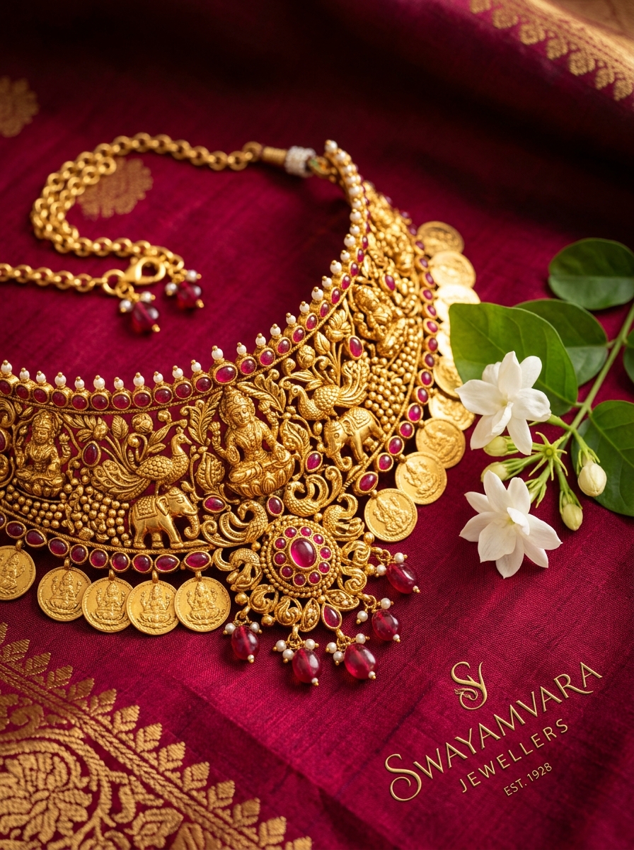Sacred Muhurat Kerala Bridal Gold Choker