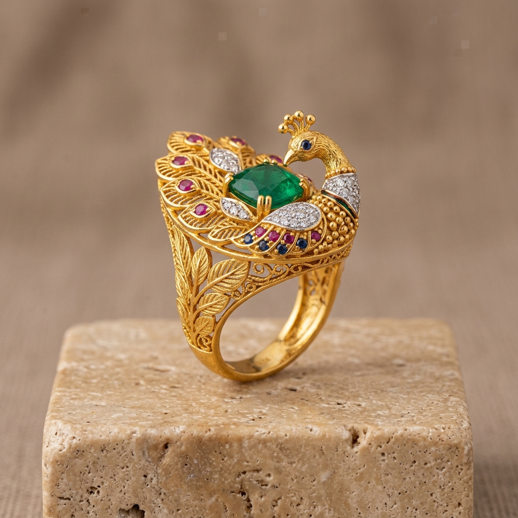 22K Gold and Diamond Rings